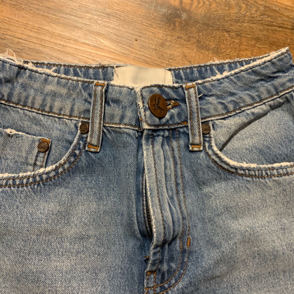One Teaspoon High Rise Denim Short - Picture 2 of 5